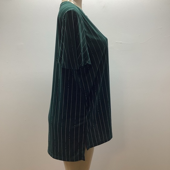 Alfani Size XL Women’s Green Flutter Sleeves New Without Tags - Picture 4 of 8